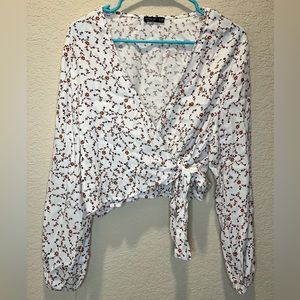 Cotton on cropped tie top